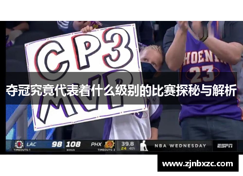 夺冠究竟代表着什么级别的比赛探秘与解析